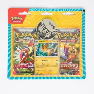 Pokemon‎ TCG Scarlet & Violet Dea Evolved Booster Pack Pawmot Coin Trading Cards